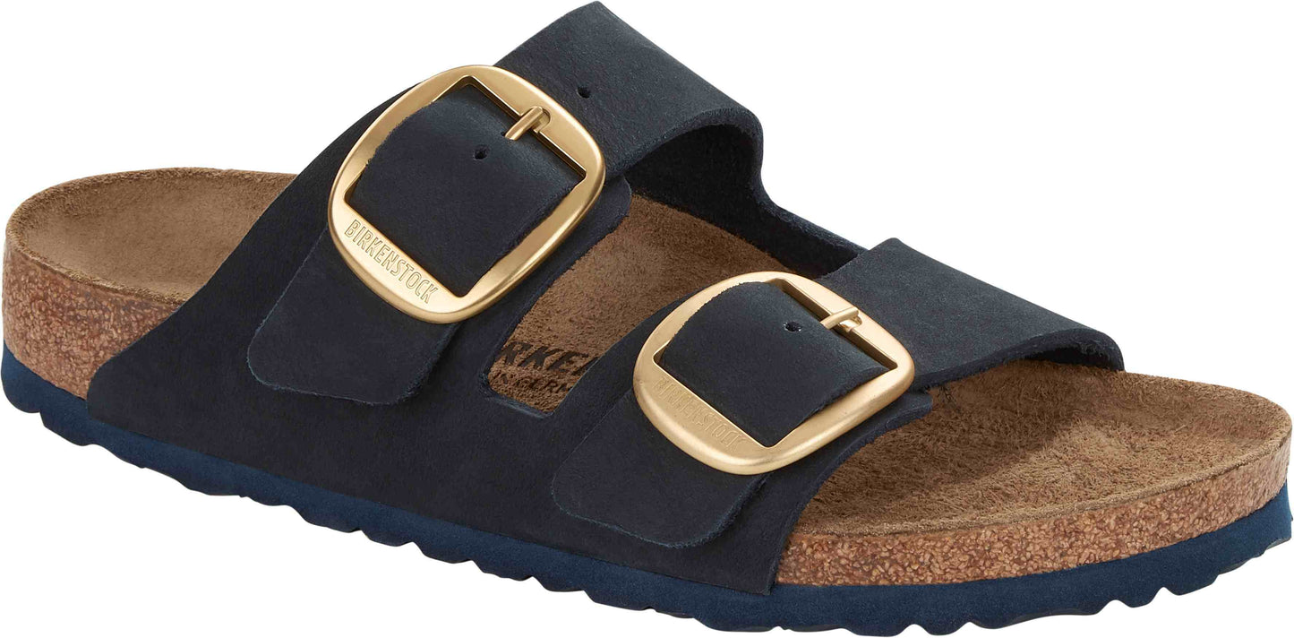 BIRKENSTOCK Arizona Big Buckle Nubuck Leather - Old Rose and Black