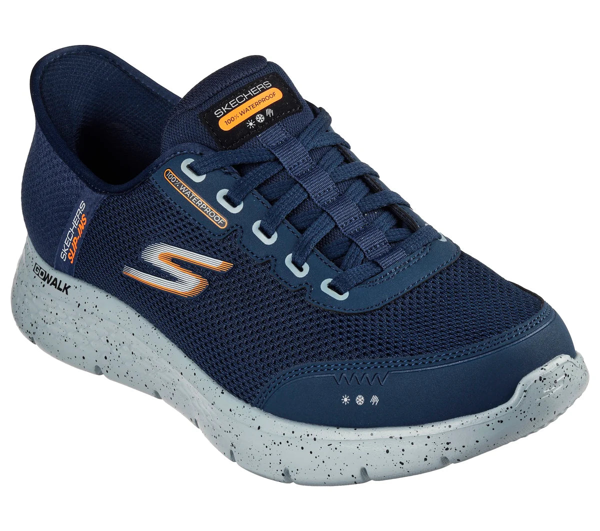 Skechers 216330 Go Walk Flex Waterproof Slip On Trainers