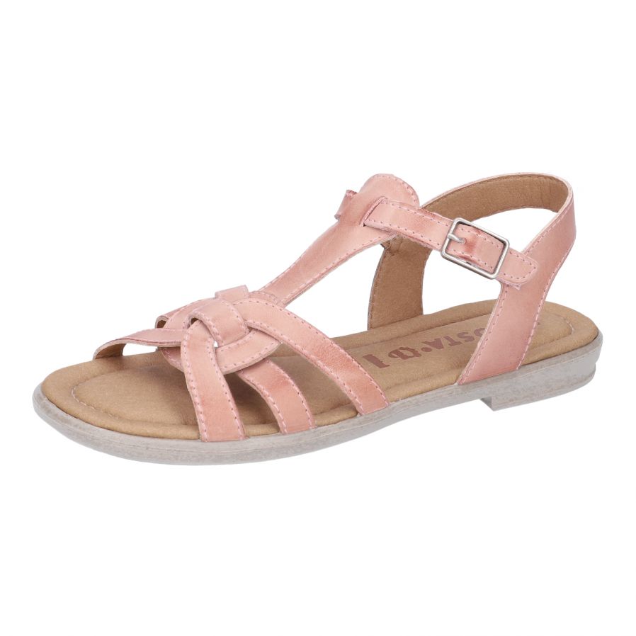 Ricosta Sandal Birte - Desert leopard and Rose 7000202