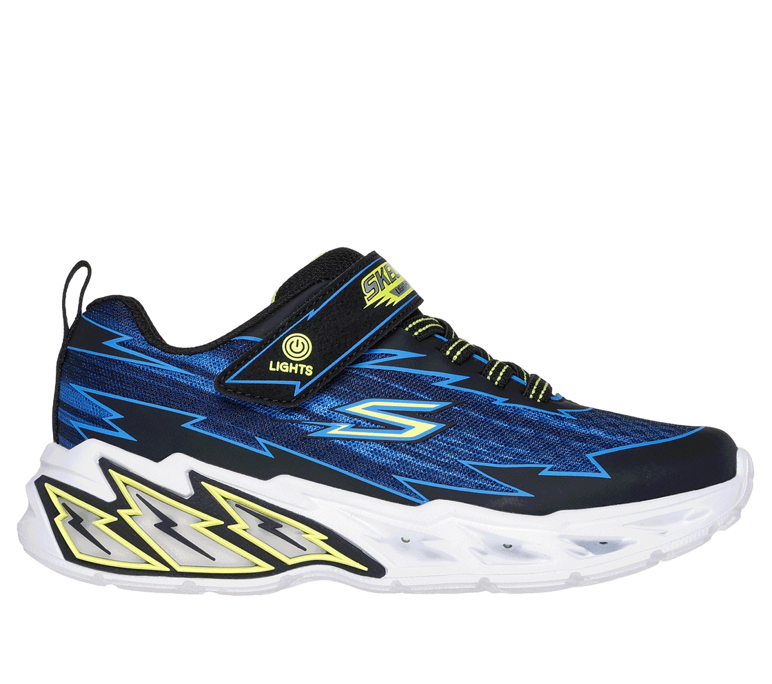 Skechers 400149L BKBL Light Storm 2.0 Bolt Brights