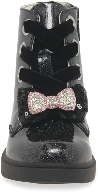 Lelli Kelly LK HF3736 FIOR DI FIOCCO glitter boot with removable bow