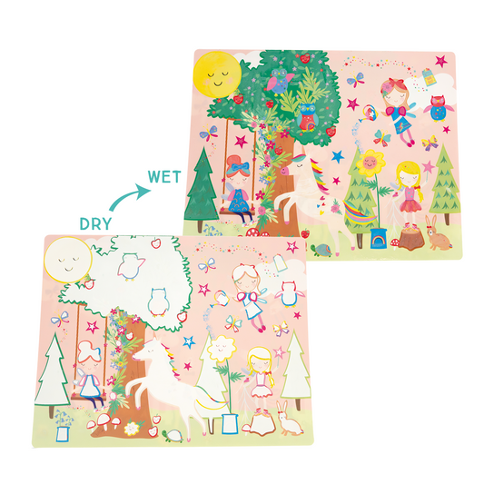Floss & Rock Magic Water Placemats - Rainbow Fairy