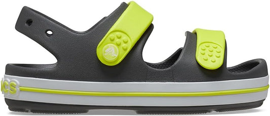 CROCS KIDS Crocband™ Cruiser Sandal - Grey/Green & Navy/Red
