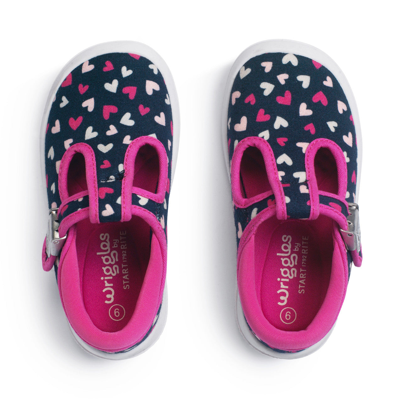 Startrite Wriggles Navy/Pink