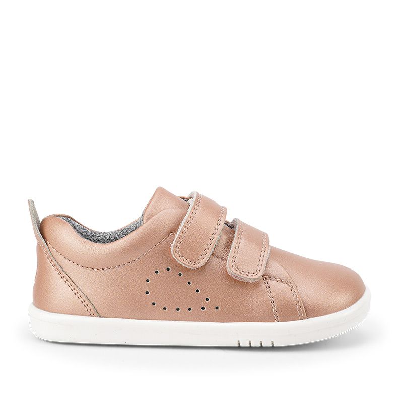 Bobux Step Up Grass Court- Blueberry, Navy, Rose gold