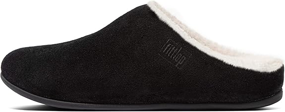 Fitflop Chrissie Shearling Slipper Black N28-001-060