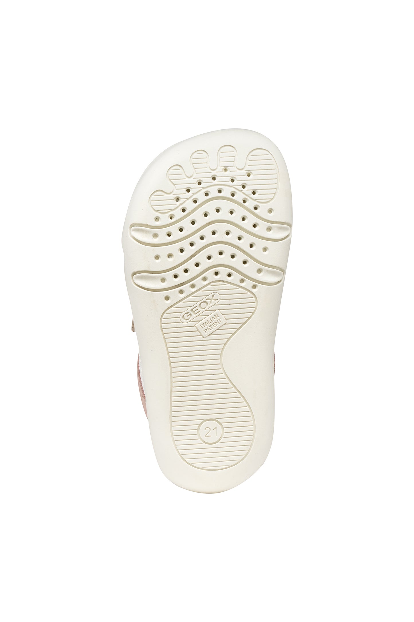 GEOX B6563A STEPPIEUP BAREFOOT GIRL ROSE/WHITE
