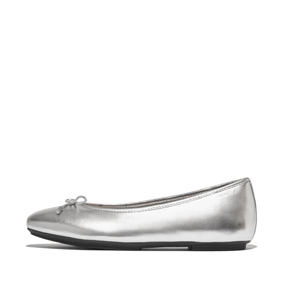 Fitflop Delicato ladies ballet pump available in BEIGE (tan) / BLACK / Paris Beige (Cream) / SIlver