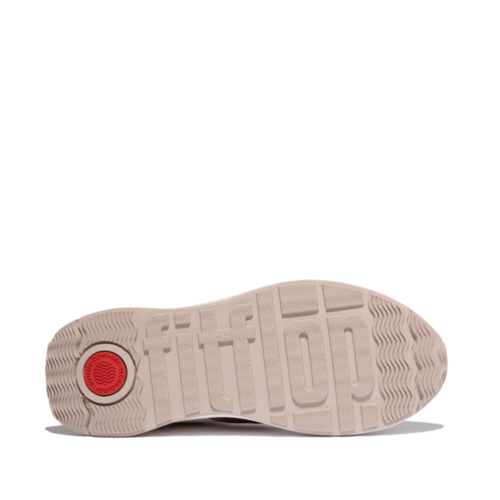 Fitflop F-mode Flow Sequin Suede/Leather Flatform Sneaker