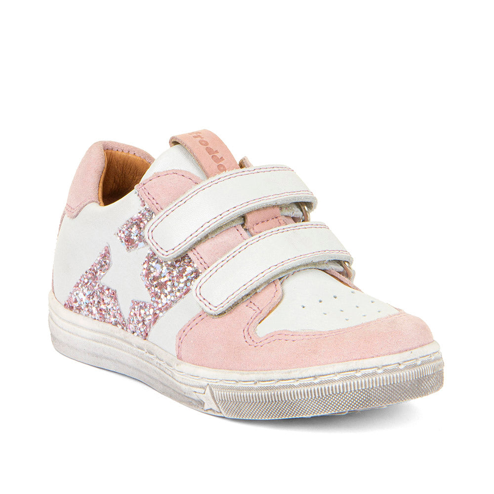 Froddo SS25 G2130315 Shoe -Gold & White / Pink & White