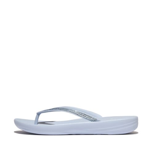 Fitflop Iqushion Ombre Sparkle Flip-Flops Skywash Blue