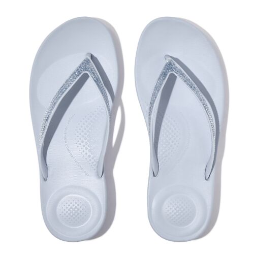 Fitflop Iqushion Ombre Sparkle Flip-Flops Skywash Blue