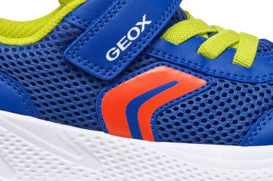 Geox J36GBA Sprintye- Royal/Red & Navy/Lt Green