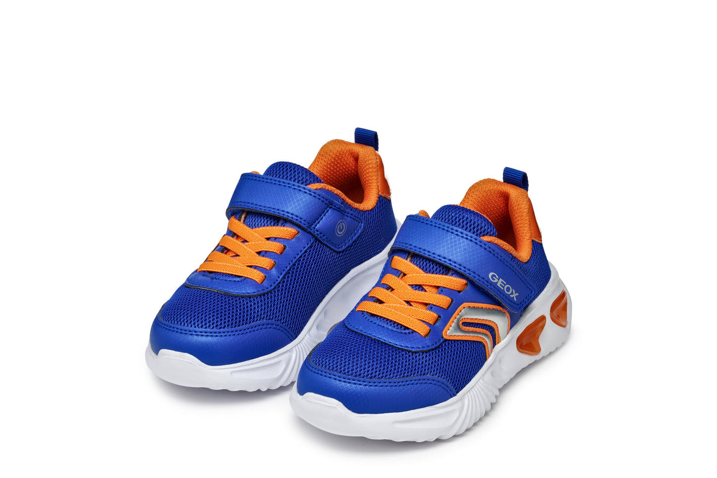 Geox J45DZC Assister- Royal/Orange & Navy/Red