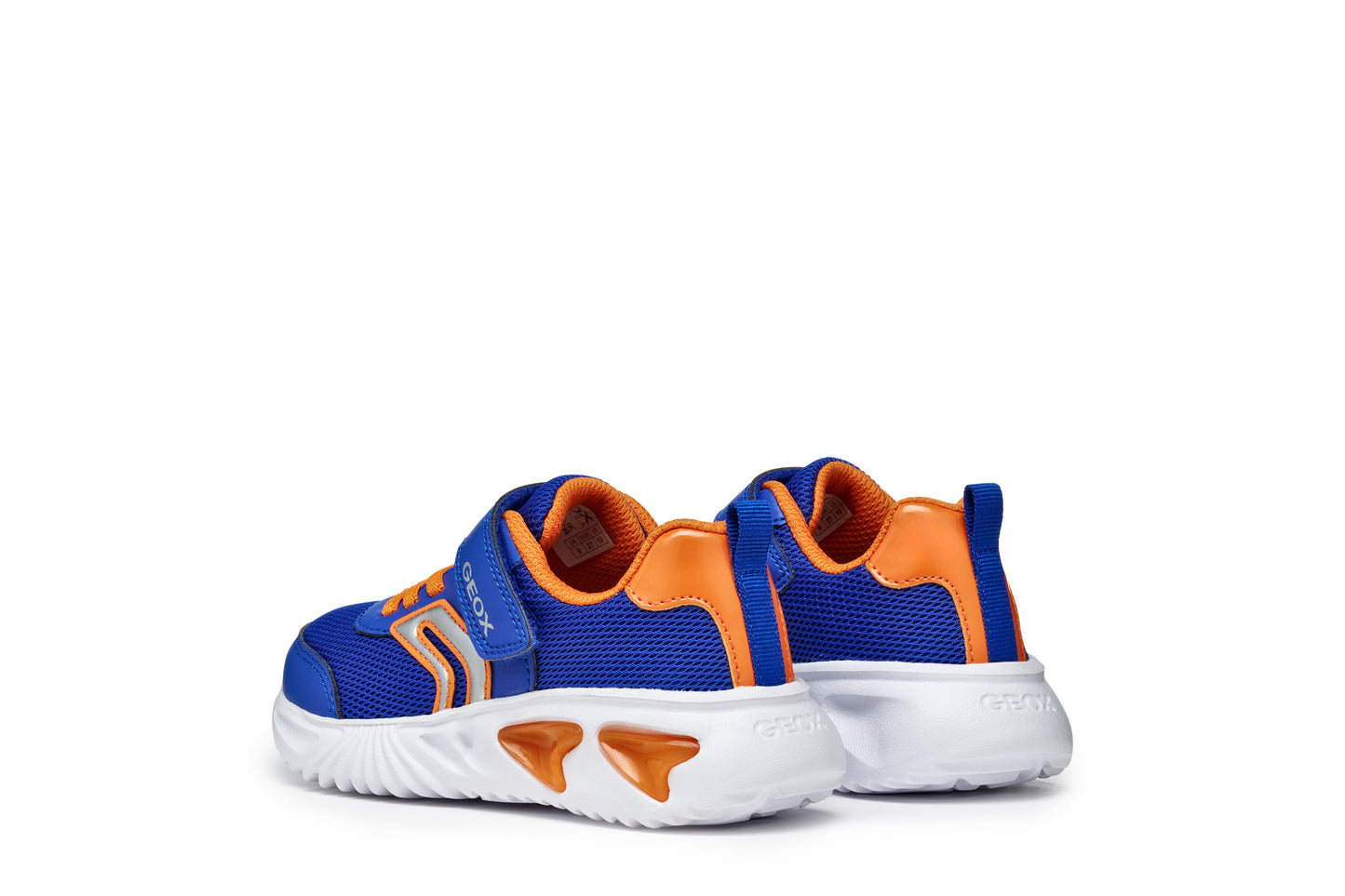 Geox J45DZC Assister- Royal/Orange & Navy/Red