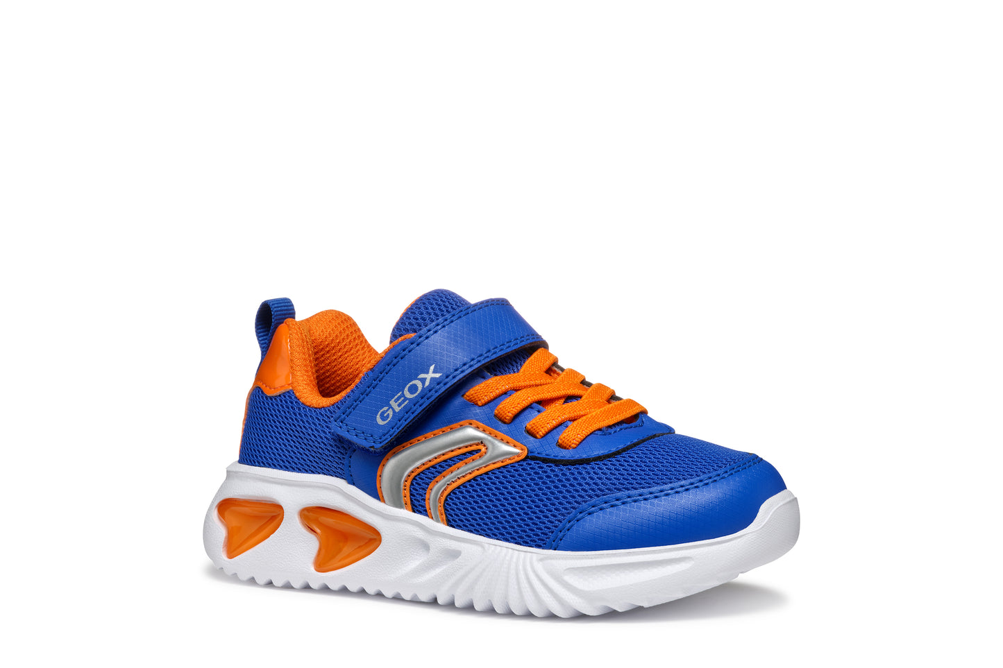 Geox J45DZC Assister- Royal/Orange & Navy/Red