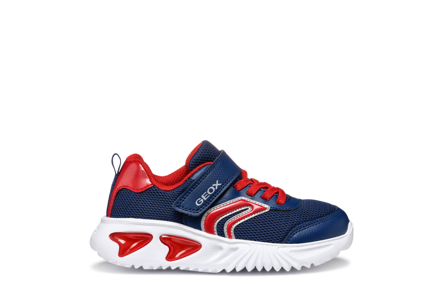 Geox J45DZC Assister- Royal/Orange & Navy/Red