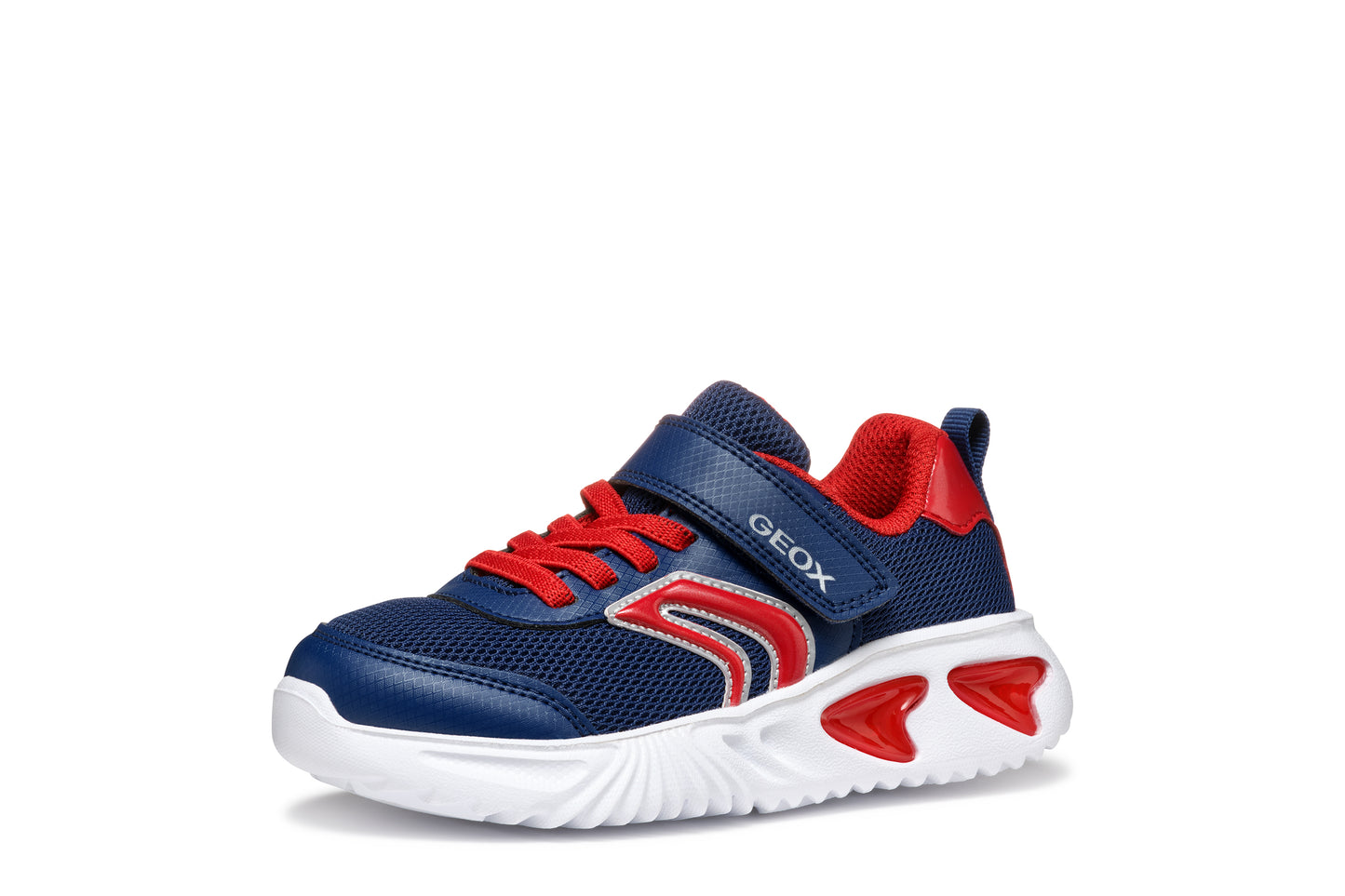 Geox J45DZC Assister- Royal/Orange & Navy/Red