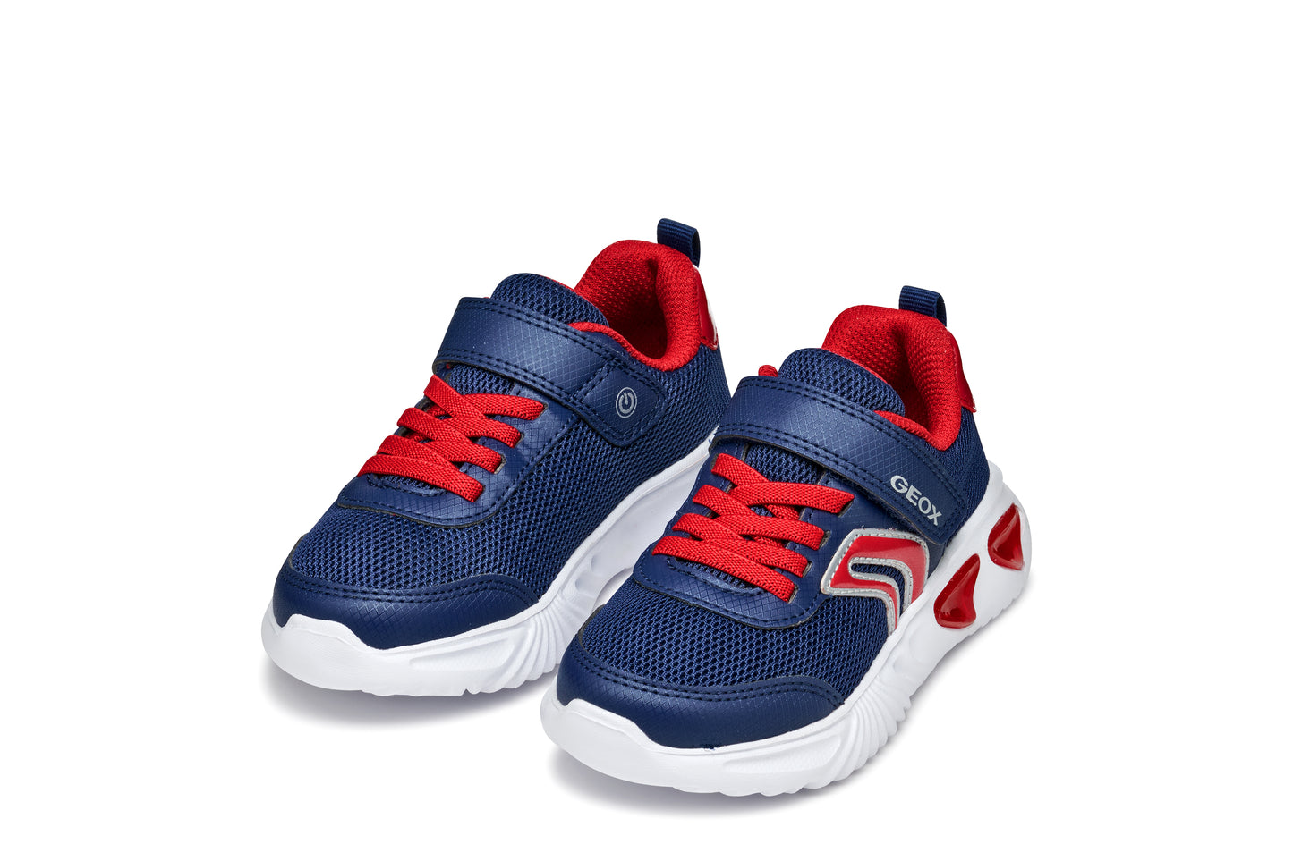 Geox J45DZC Assister- Royal/Orange & Navy/Red