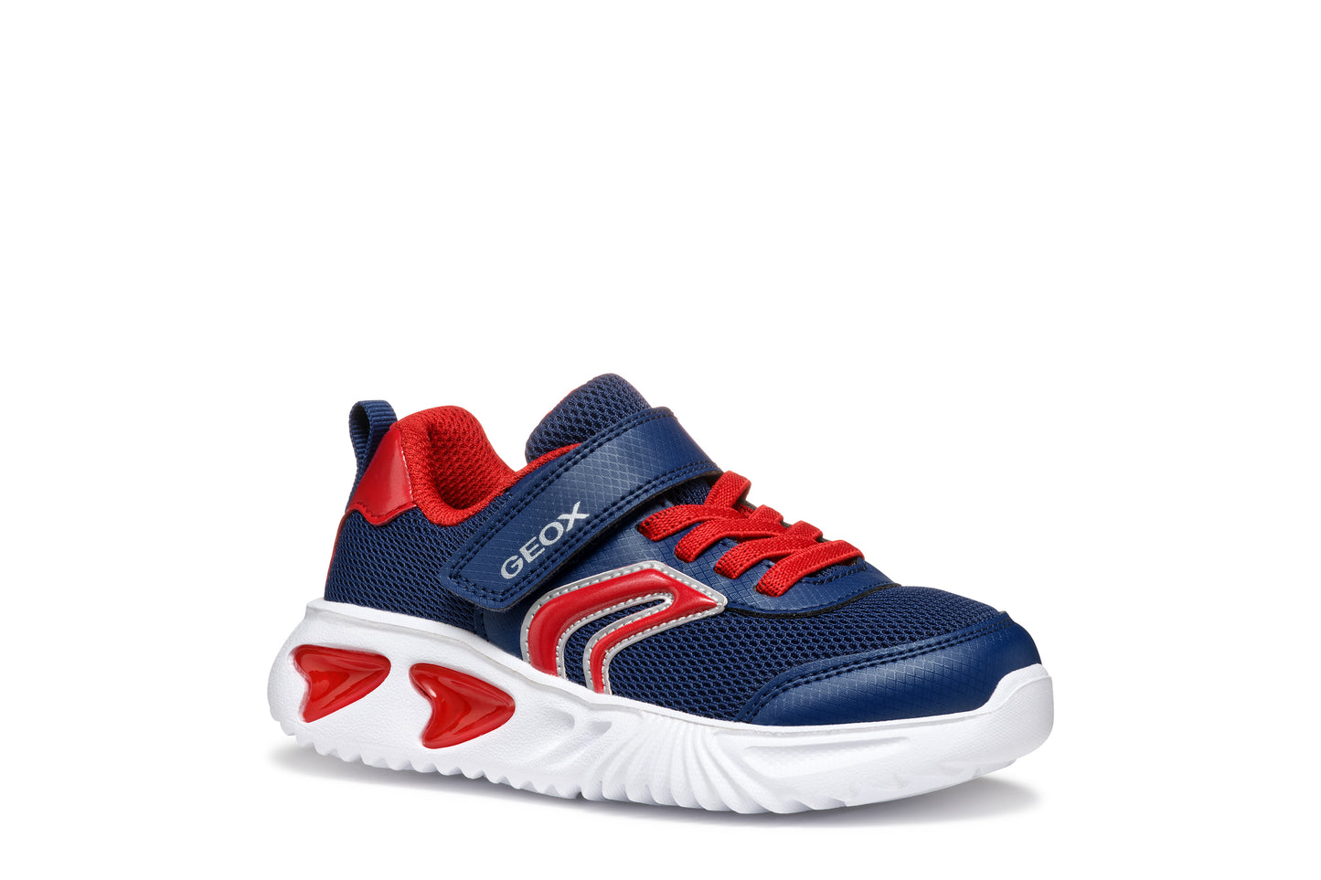 Geox J45DZC Assister- Royal/Orange & Navy/Red
