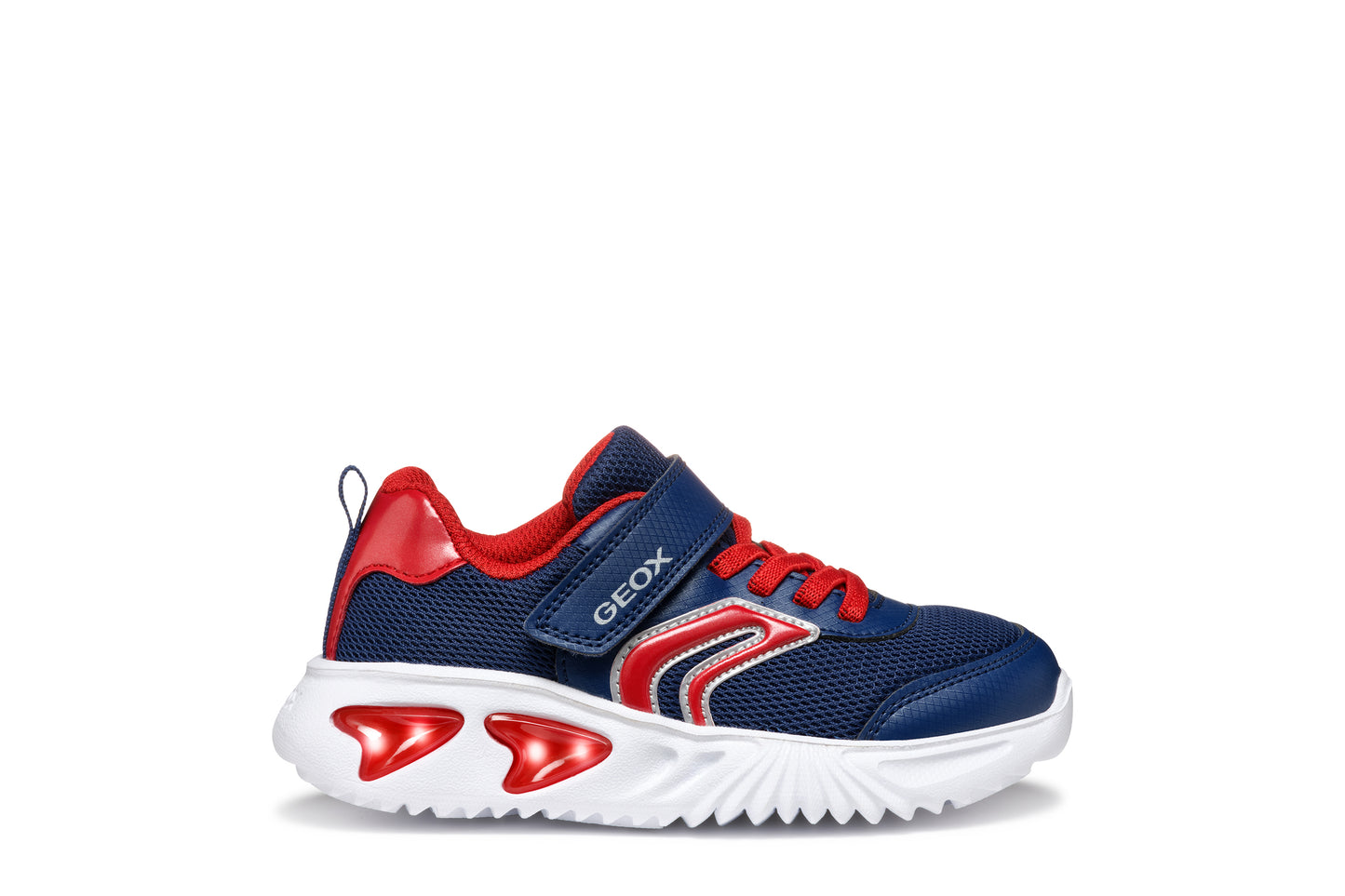 Geox J45DZC Assister- Royal/Orange & Navy/Red