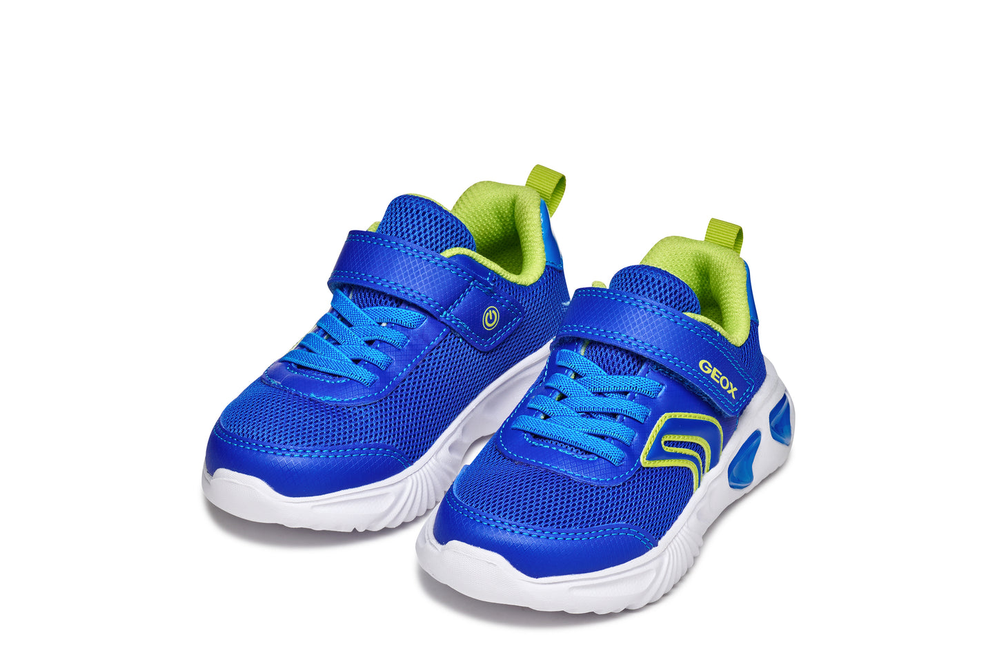 Geox J45DZC Assister- Royal/Orange; Navy/Red; Royal/Lime & Navy/Orange