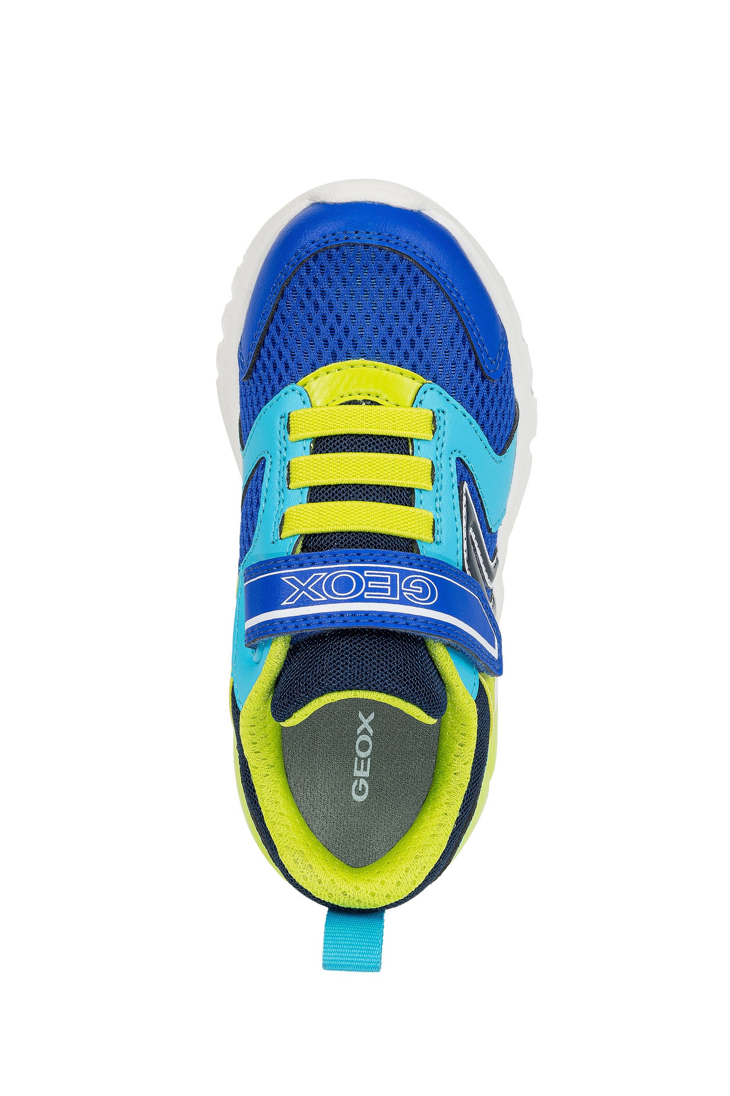 Geox J45LBC J CIBERDRON - Royal/Lime & Navy/Dk.Red