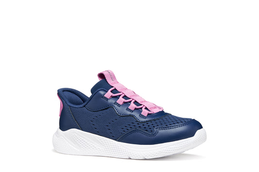 GEOX J65NTA SPRINTYE FAST IN DR ROYAL/PINK