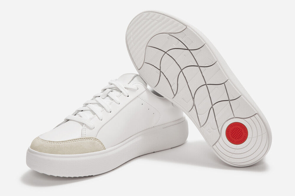 Fitflop RTG Leather Sneakers Urban White