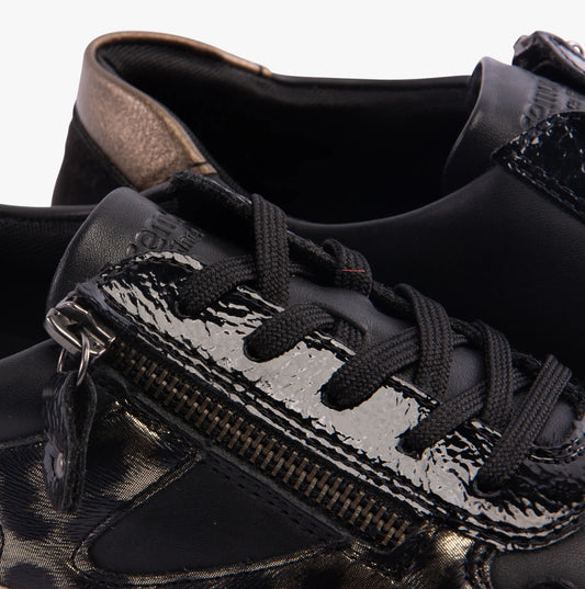 Remonte D0J04-03 Womens casual shoe with leopard print detail