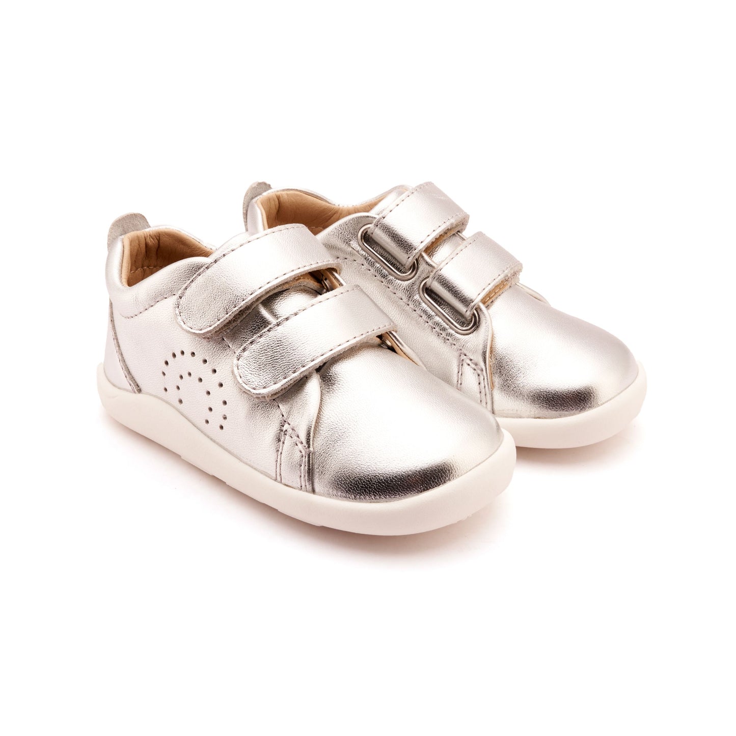 OldSoles 8056 Little Tot Silver and Powder Pink