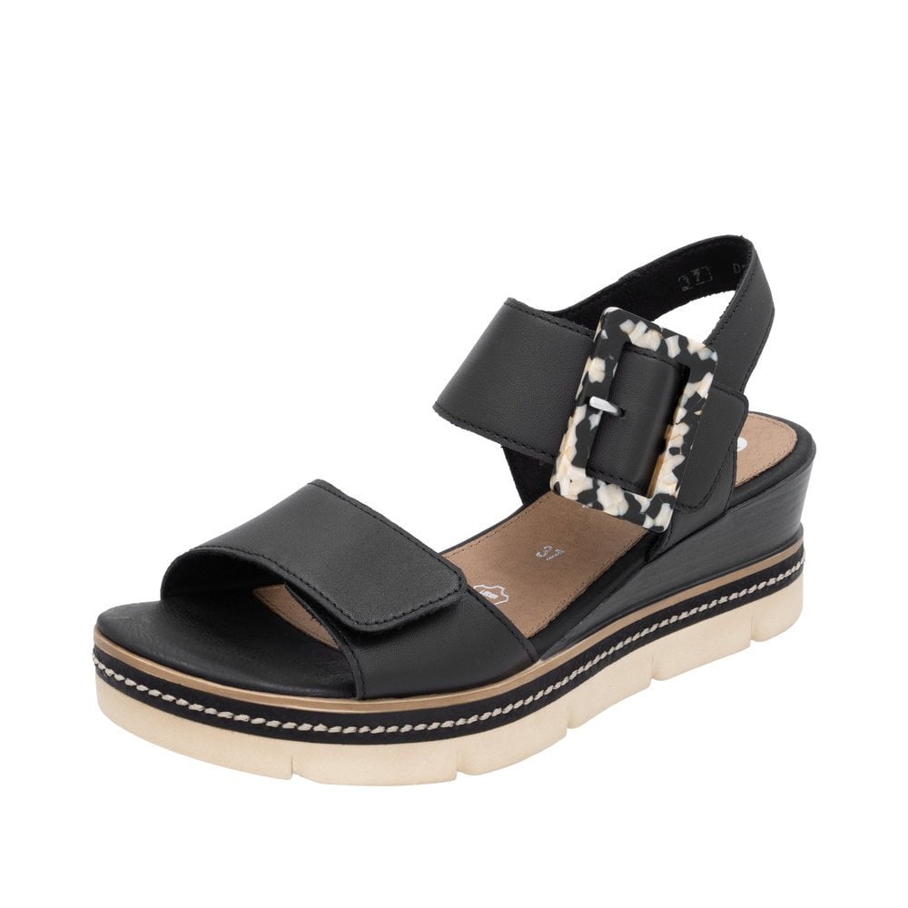 Remonte D2L53 Black Sandal