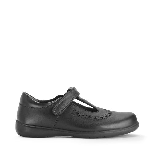 Start-Rite Hope Black Leather School Shoe