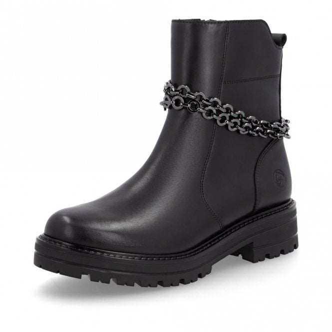 Remonte D2285-00 Black Boot