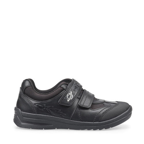 Start-Rite Rocket Black Leather School Shoe
