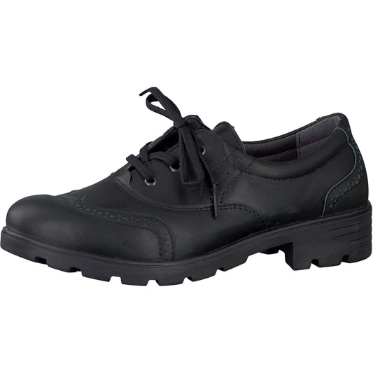 Ricosta Girls School Shoe Lucy in Black Leather or Patent