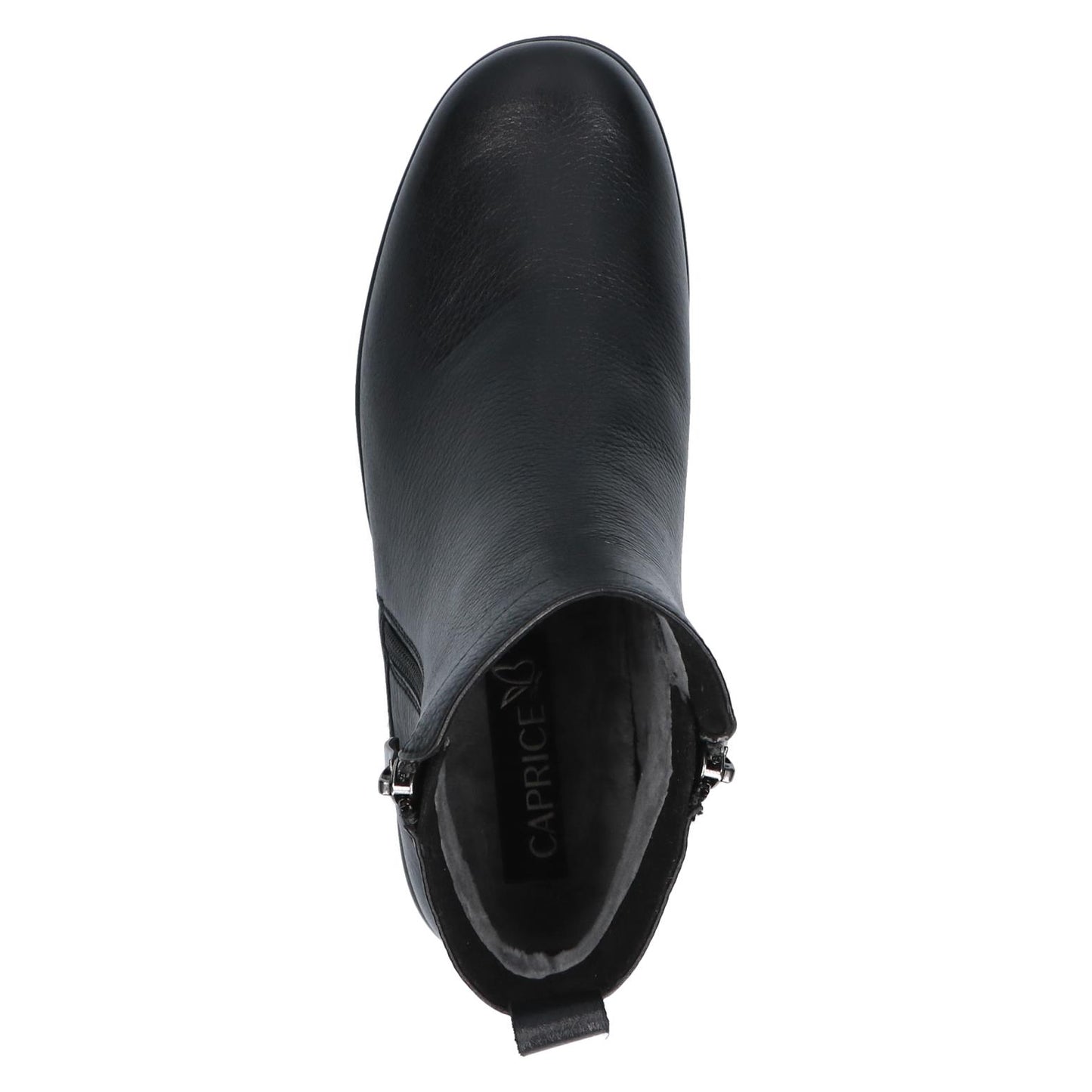 Caprice Black 25305 Nappa Ankle Boot