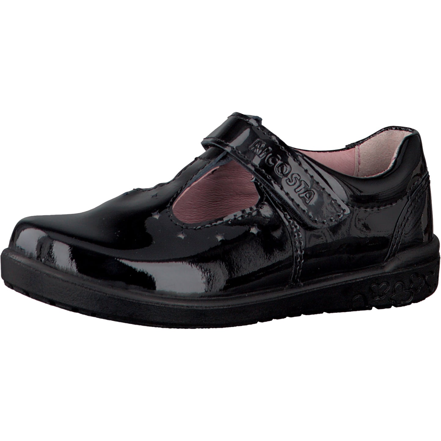 Ricosta Girls School Shoe Scarlet in Black Leather or Patent