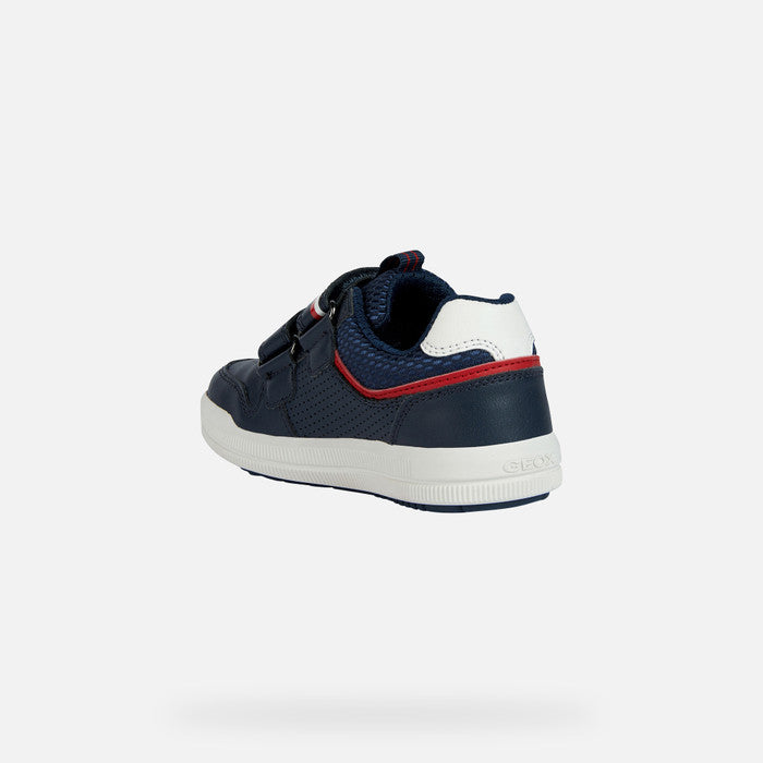 Geox Arzach boys navy/red low cut sneakers J354AA