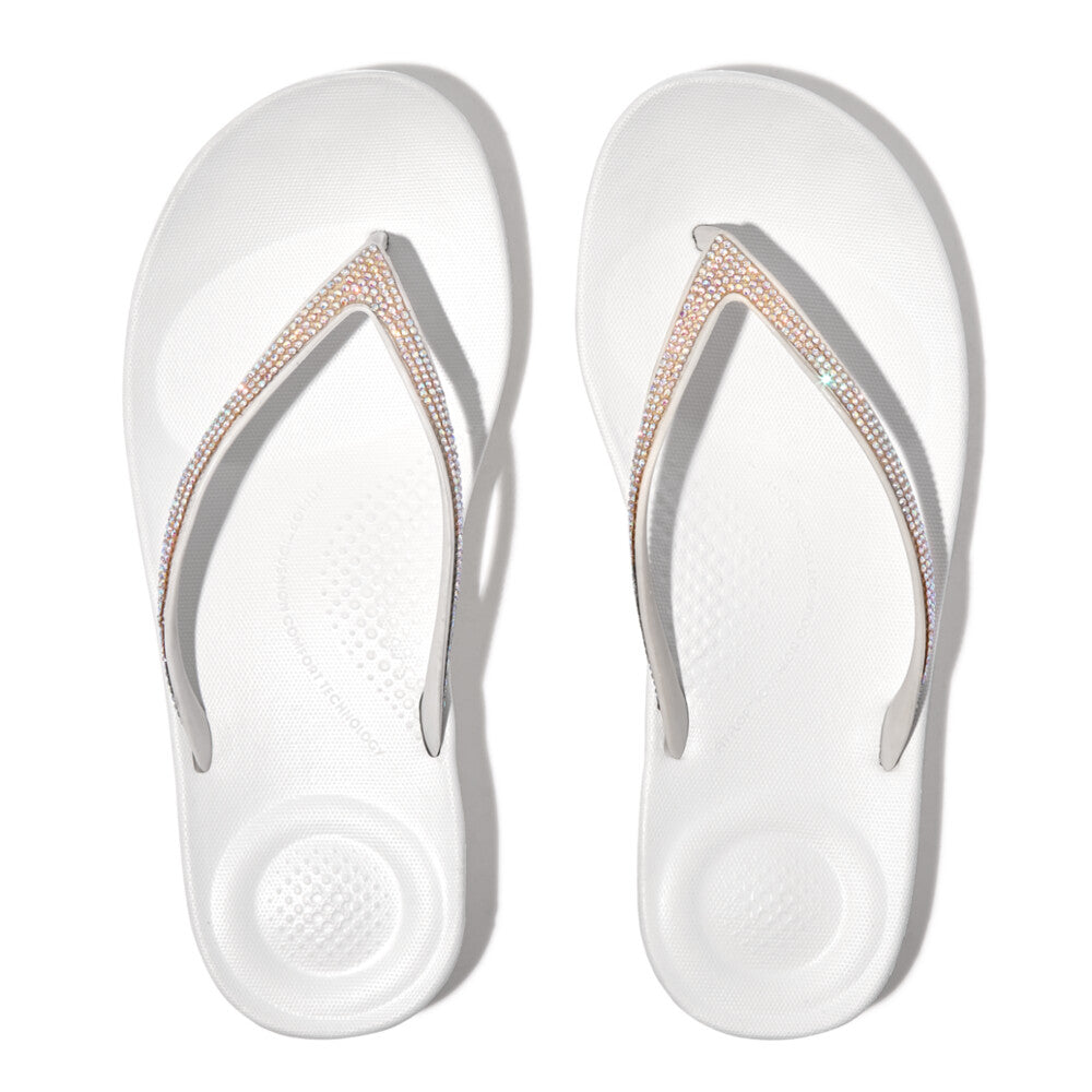 FitFlop Women's Iqushion Ergonomic Flip-Flops Sandal (size 9) 