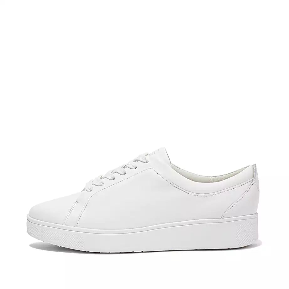 Fitflop Rally leather women’s trainer in White
