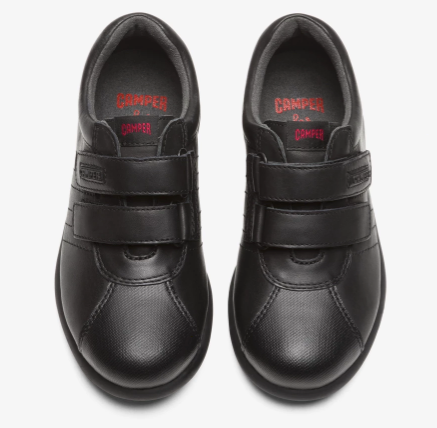 Camper 80353 Pelotas Ariel black school shoe