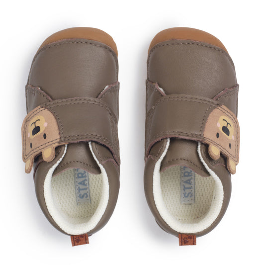 Start-Rite Bear Hug Pine Bark first steps