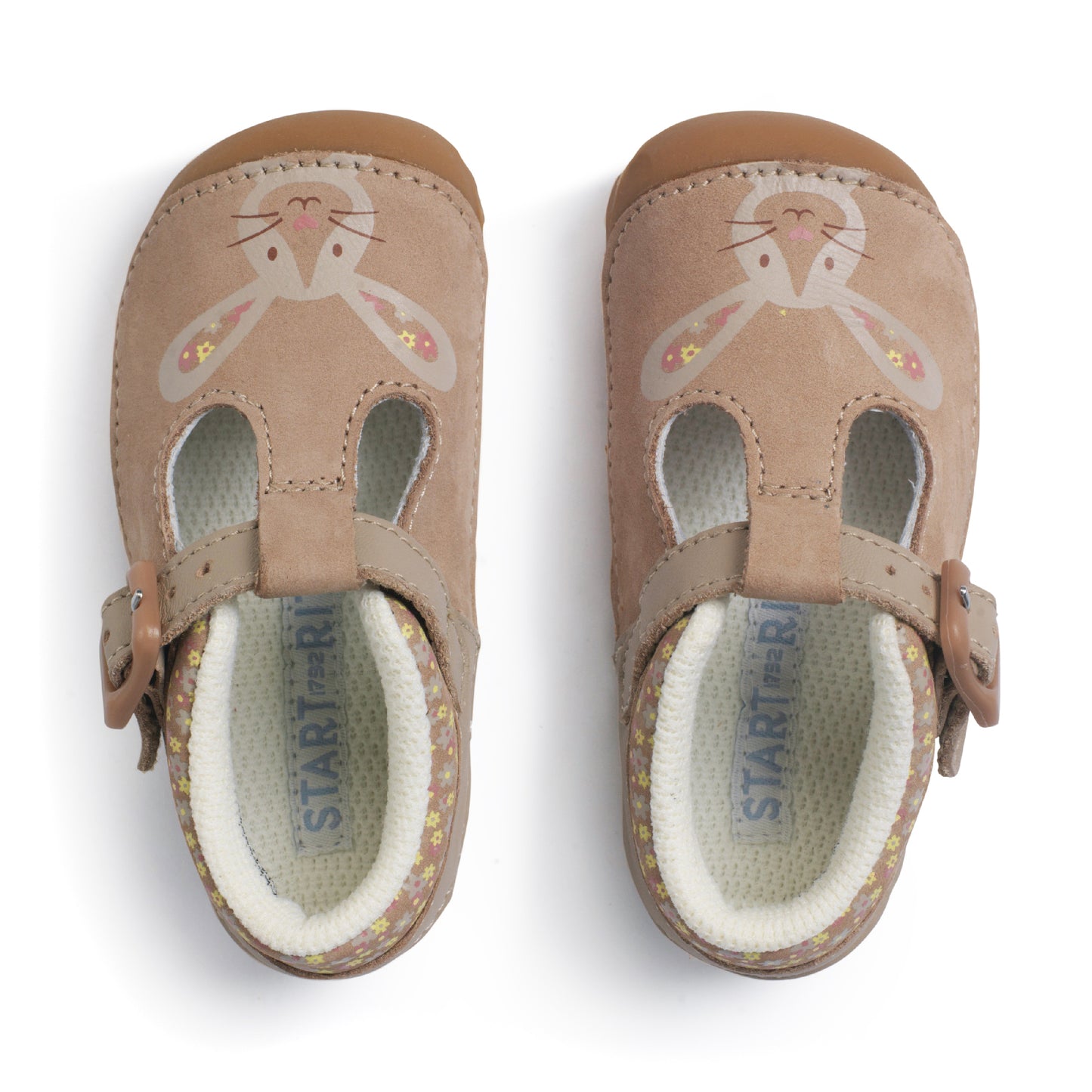 Start-rite Little Paws - Taupe Nubuck/Leather Bunny 0825_4