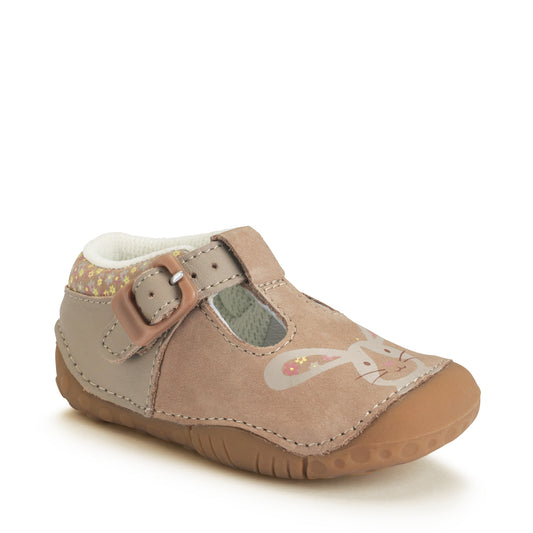 Start-rite Little Paws - Taupe Nubuck/Leather Bunny 0825_4