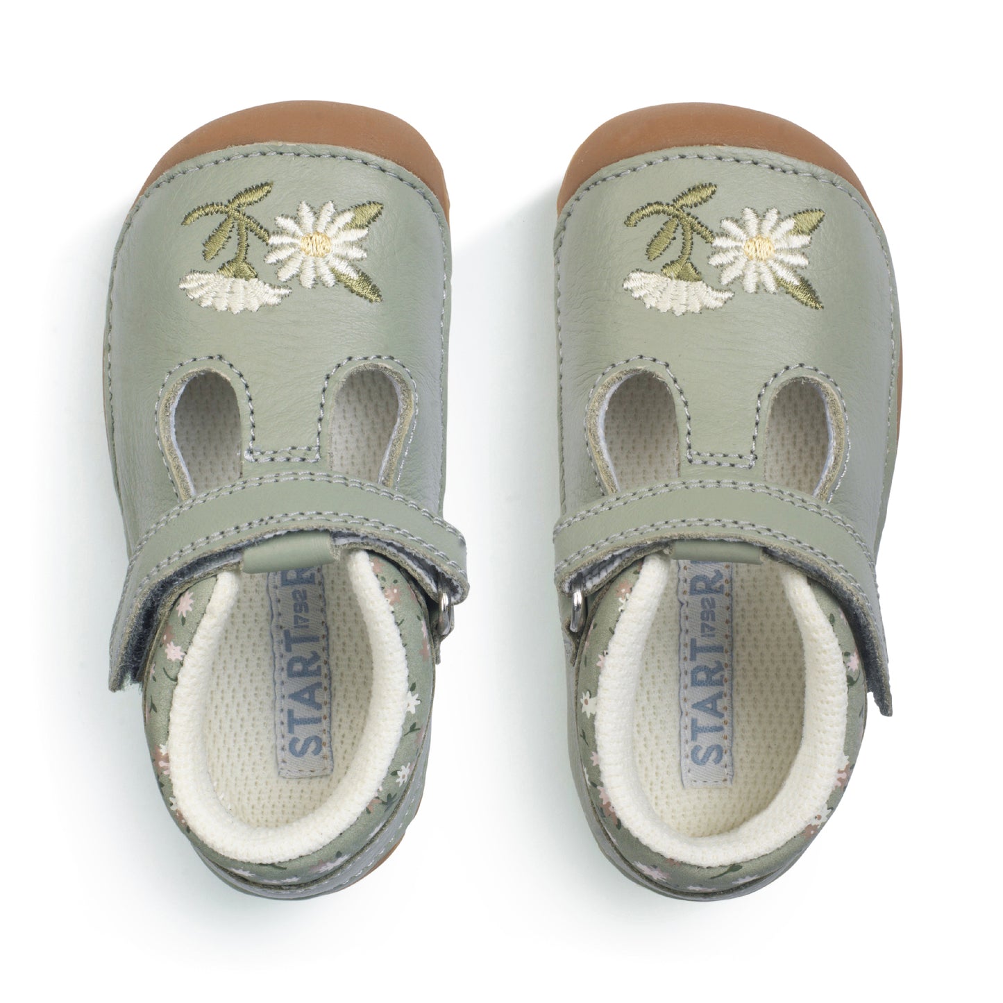 Start-Rite Squish First Steps Cream or Dusky Green