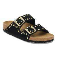 Birkenstock Arizona Rivet Black Suede