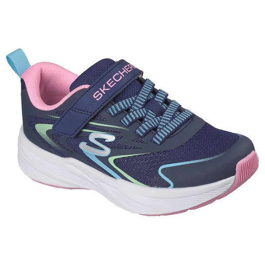 Skechers Kids Microspec Tread Hyper Speed Trainers 303882L NVMT & LPMT