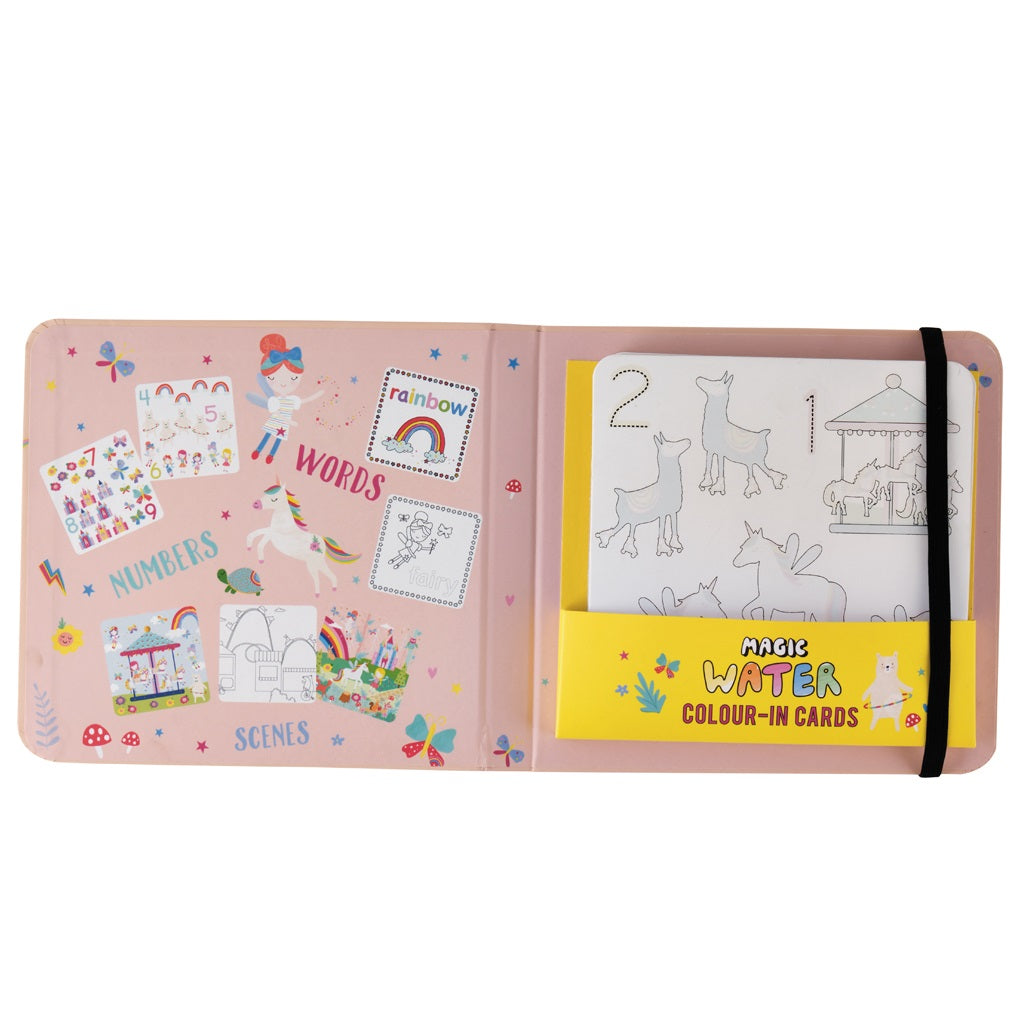 Floss & Rock Magic Colour Changing Water Cards - Rainbow Fairy