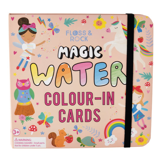 Floss & Rock Magic Colour Changing Water Cards - Rainbow Fairy